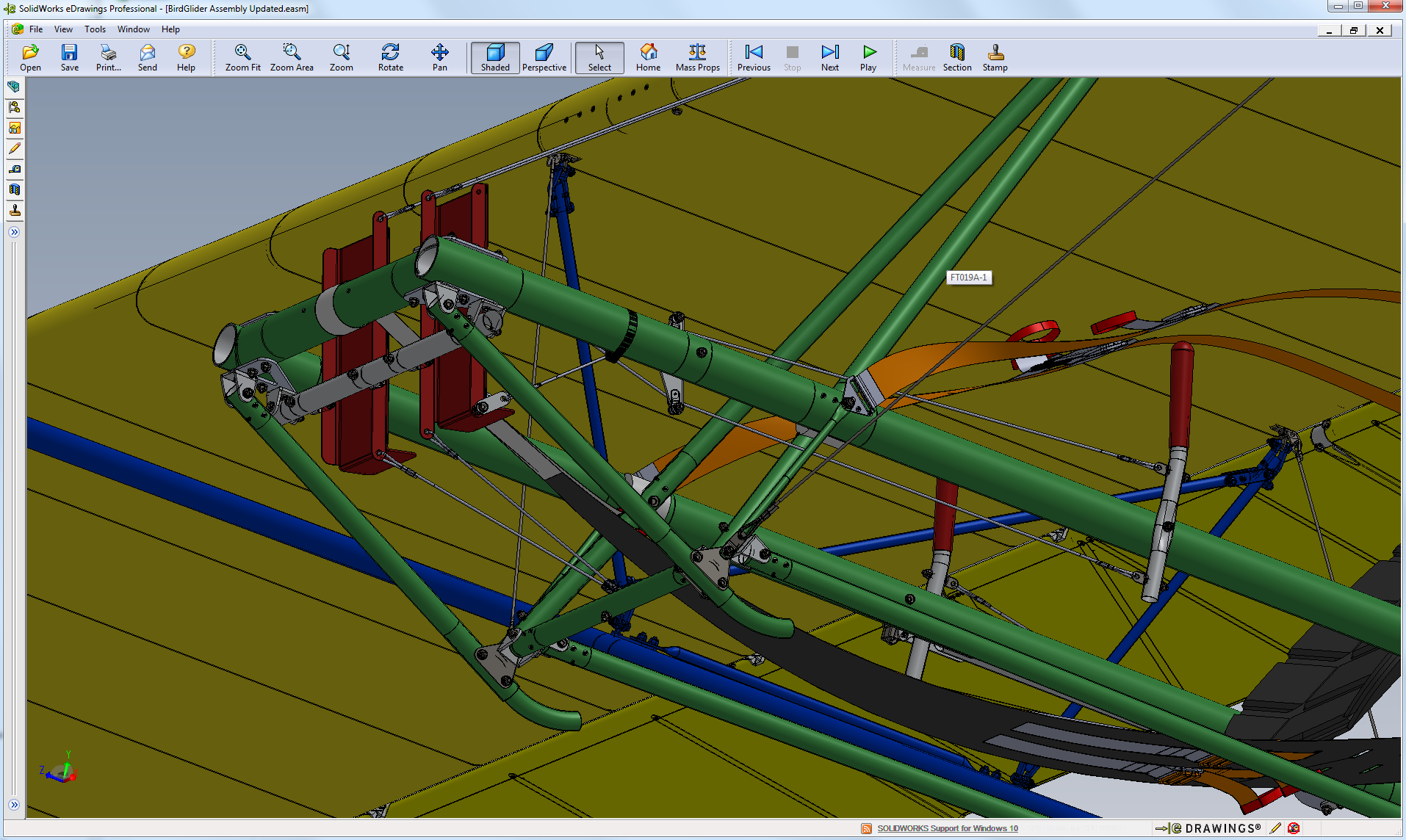 3D you can rotate and zoom to see ALL parts - BirdGlider